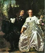 Bartholomeus van der Helst Abraham del Court and his wife Maria de Keerssegieter France oil painting artist